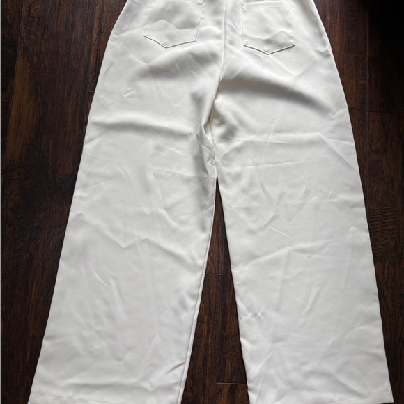 Dazy Less Wide-Leg Pants Ivory Size Medium - Picture 2 of 7